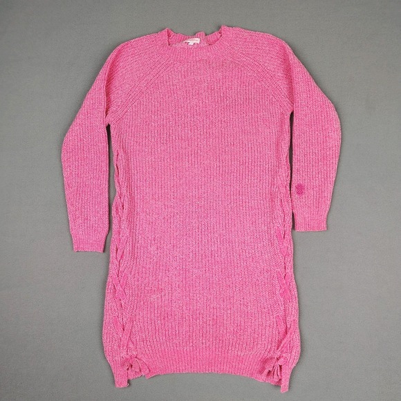 Tommy Bahama Dresses & Skirts - Tommy Bahama Sweater Dress Women 14 Large Pink‎ Long Sleeve Casual Cruise New